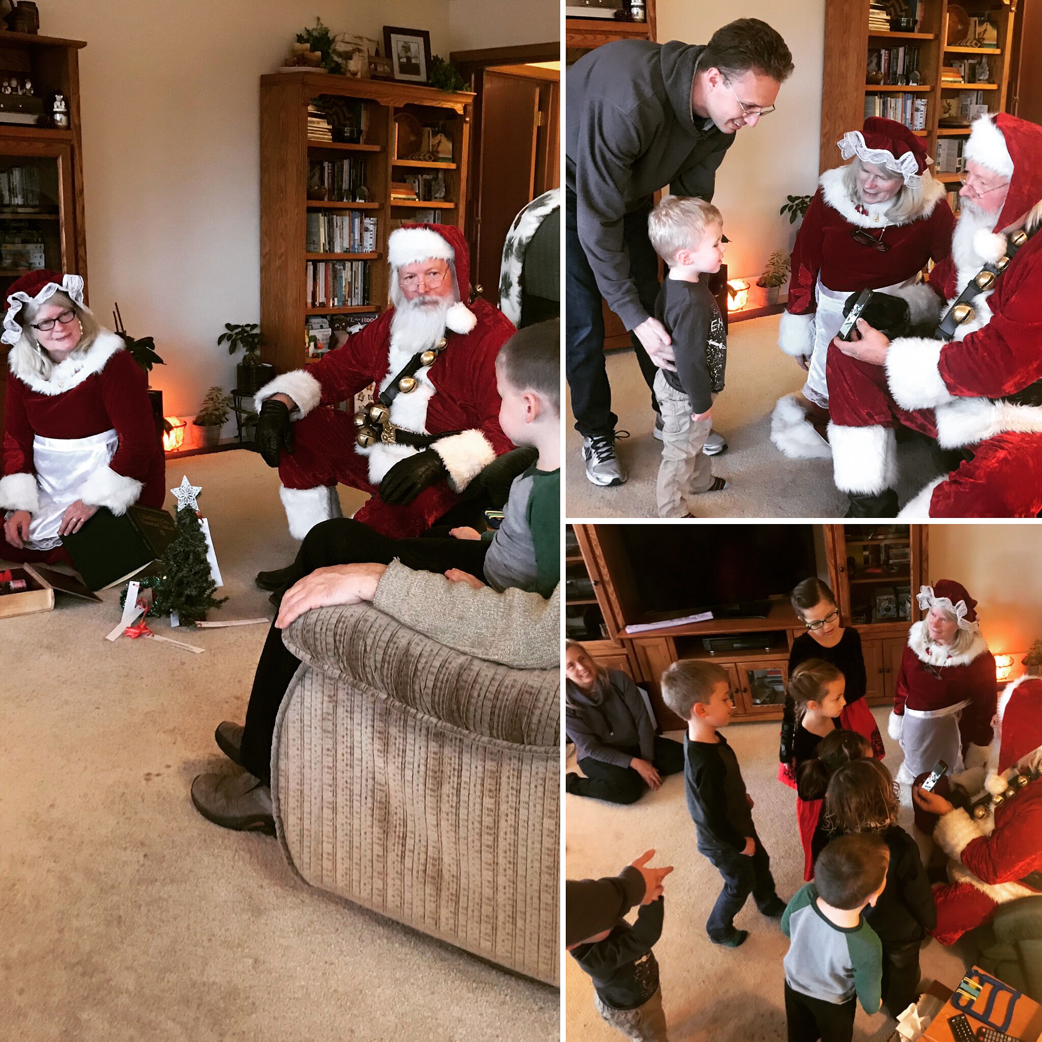 Meeting Santa and Mrs. Claus